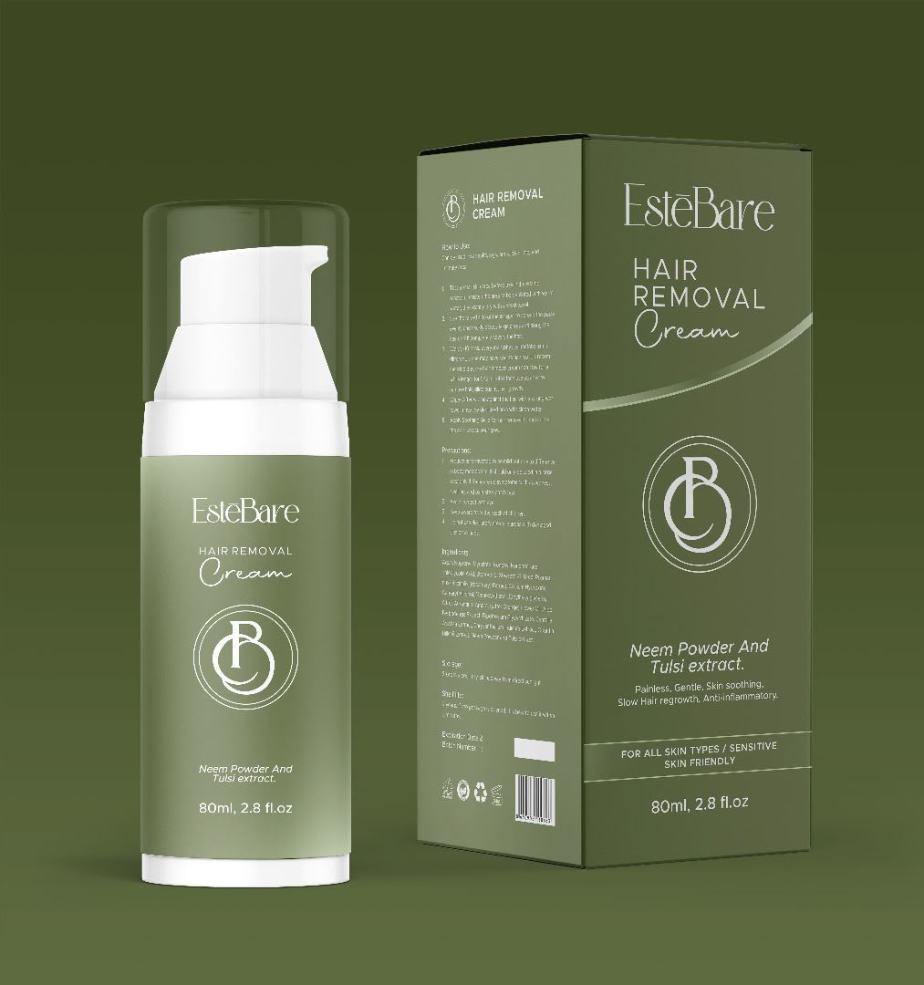 EsteBare Hair Removal Cream 80ml